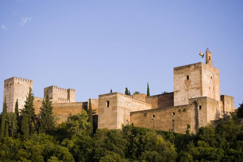 La Alcazaba - die Zitadelle der Alhambra in Granada